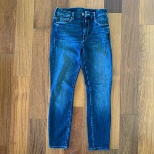 Mother High Waisted Looker Crop.